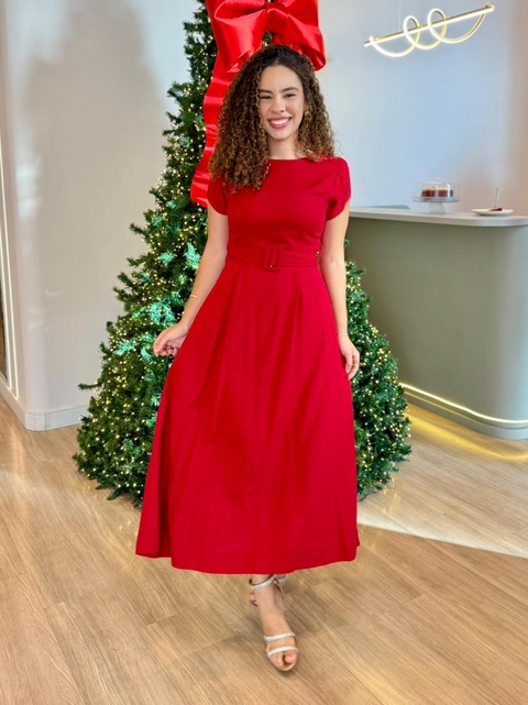 Vestido Ana Alice - Vermelho