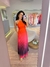 Vestido Crislany - Laranja com pink