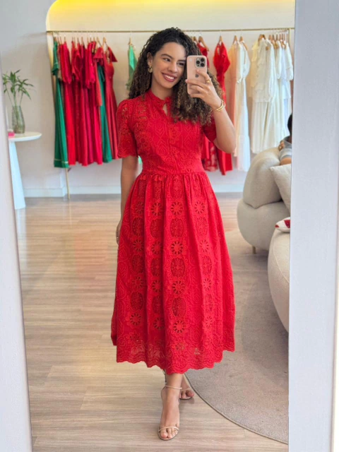Vestido Samara - Vermelho