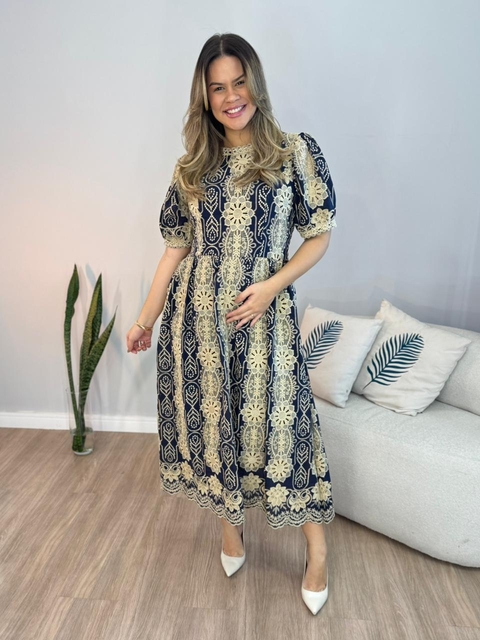 Vestido Jaqueline Ferreira - Azul