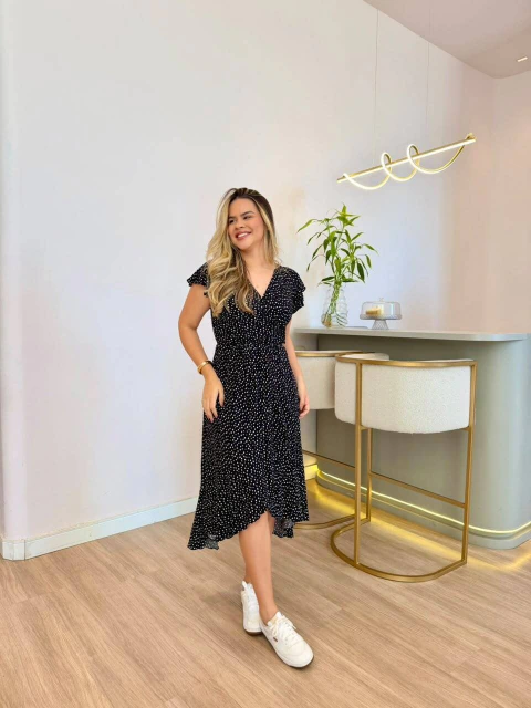 Vestido Carla - Poá
