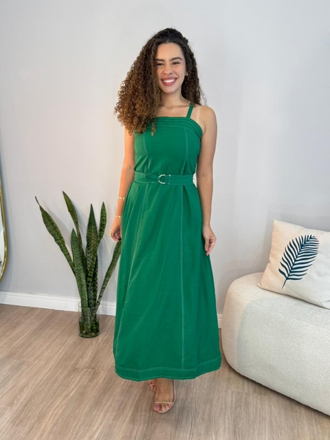 Vestido Victoria Ribeiro - Verde
