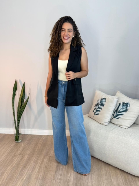 Colete Ianca Cruz - Preto