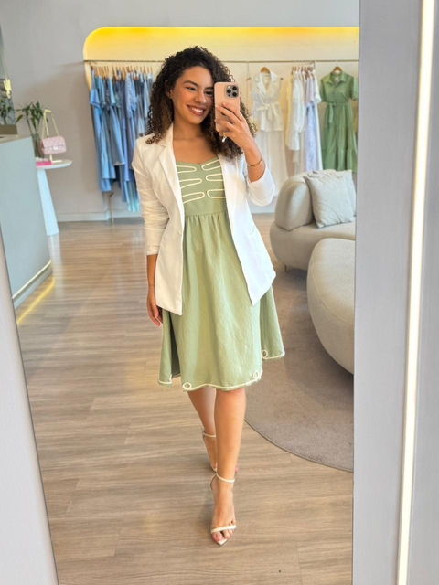 Blazer Juliana Cortez - Branco