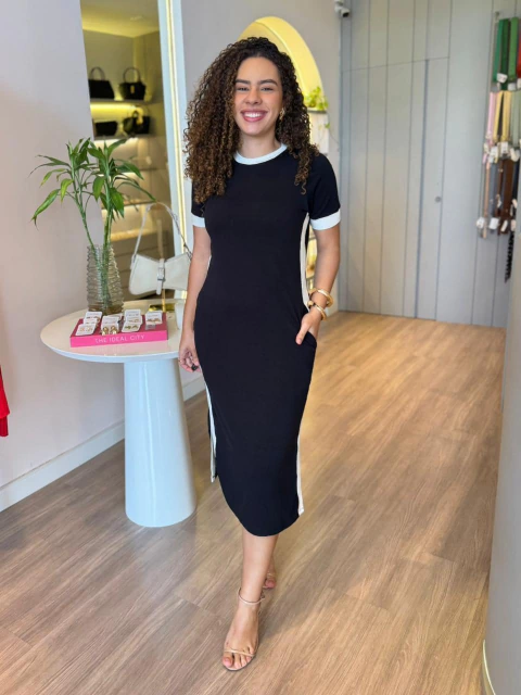 Vestido Virginia Rachel - Preto