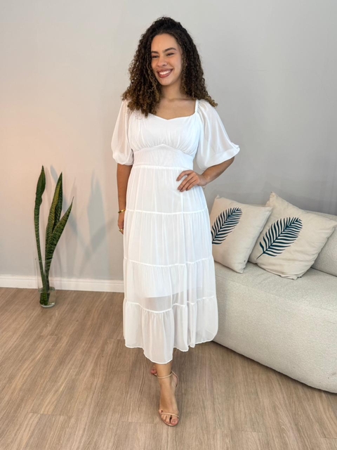 Vestido Aurora - Branco