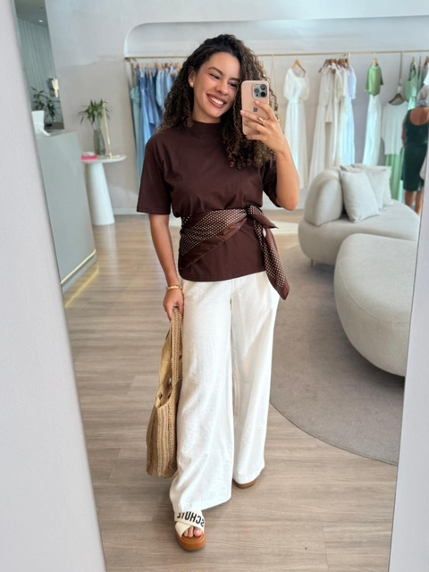 Calça Eloá - Branco