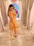 Vestido Lorraine Cortello - Marrom - comprar online