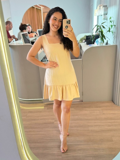 Vestido Andreia Aguiar - Bege