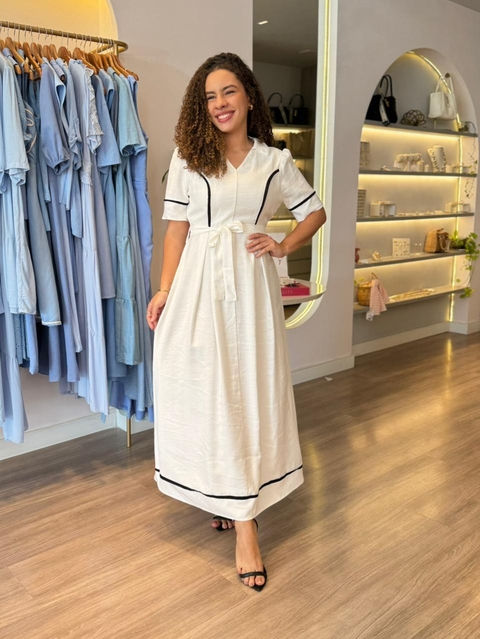 Vestido Josy Maely - Branco