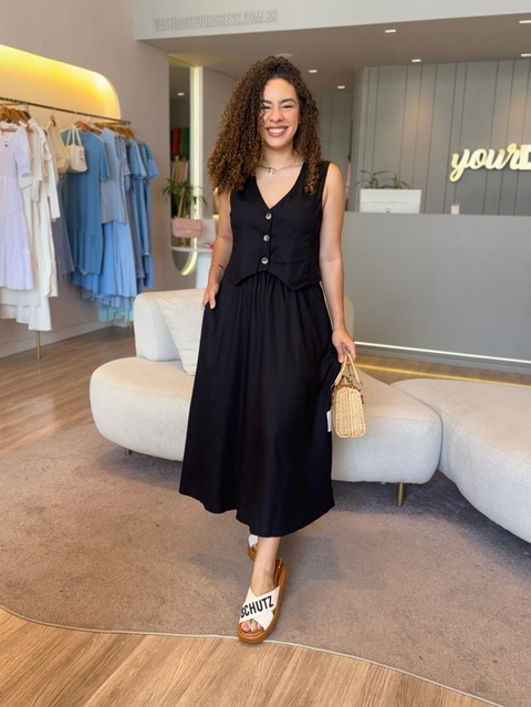 Conjunto Luana Thais - Preto