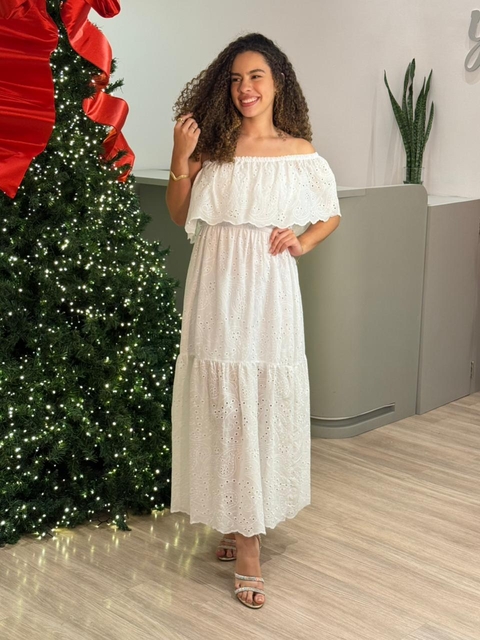 Vestido Flavia Taina - Branco