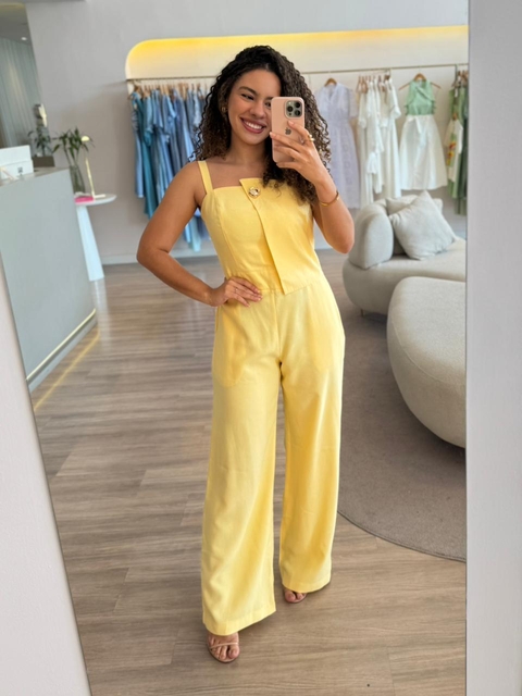 Macacão Inês Silva - Amarelo