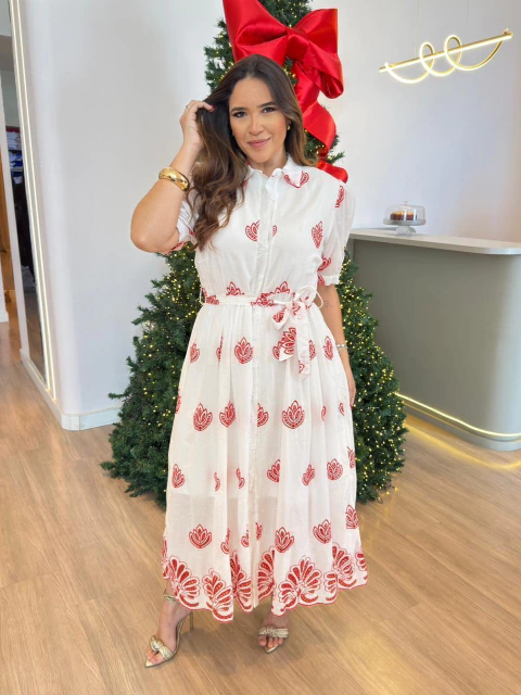 Vestido Karen Izabel - Branco