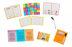 JUEGO DE CARTAS CON MARCADOR BORRABLE PARA EJERCITACIÓN GRÁFICA. CARTAS EMPIEZO A ESCRIBIR IMPRENTA en internet