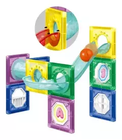JUEGO DE CONSTRUCCIÓN CON IMANES . MODELO Para armar "LABERINTO " CAJA X 47 PIEZAS. - comprar online