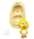 Molde Pintinho 3D - Galinha Pintadinha