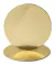 Base Laminada Redonda Dourada 15,5cm