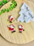 Molde Trio Papai Noel Esquiando