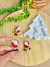 Molde Trio Papai Noel Esquiando - comprar online