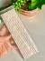 Canudos de Papel Listrado - Rosa Bebê e Branco - comprar online