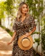 vestido envelope transpassado wrap dress longo onça animal printi tati
