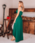 Vestido Lili Envelope Longo Alcinha Militar