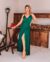 Vestido Envelope Longo Lili Militar