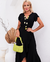 Vestido Envelope Midi Yara Preto
