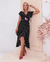 Vestido Envelope Midi Yara Poá Preto