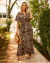 Vestido Tati Envelope Longo ANIMALPRINT