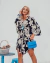 Vestido Kimono Suzy Estamp. FLOR