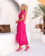 Vestido Envelope Midi Yara Poá Pink