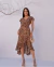Vestido YARA envelope Midi AnimalPrint - comprar online