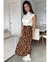 Saia Juh AnimalPrint midi envelope