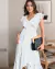 Vestido YARA envelope Midi Poá Tigre Branco - Caluli Store • Vestido Envelope | Moda Contemporânea Feminina | São Paulo