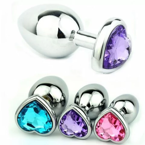 Plug de Aço Joia Anal