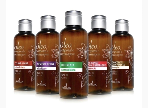 Óleo Para Massagem Aromático 120ml