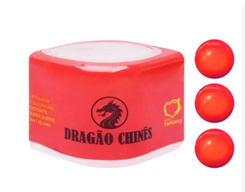Bolinha Dragão Chinês c/ 3un