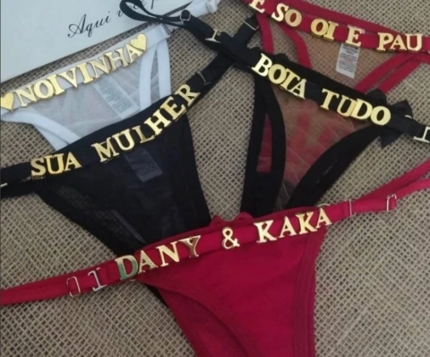 Calcinha c/ Nome Personalizada