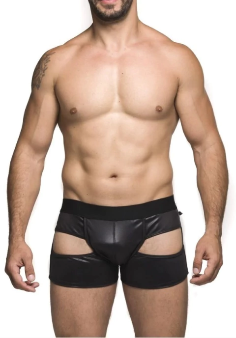 Boxer Cirre Preto c/ abertura