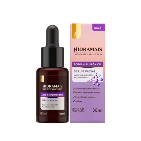 Sérum Facial Ácido Hialurônico 30ml Hidramais