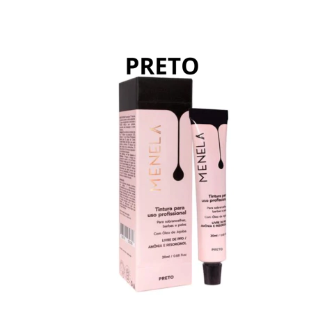 Tintura para Sobrancelhas Preto Menela