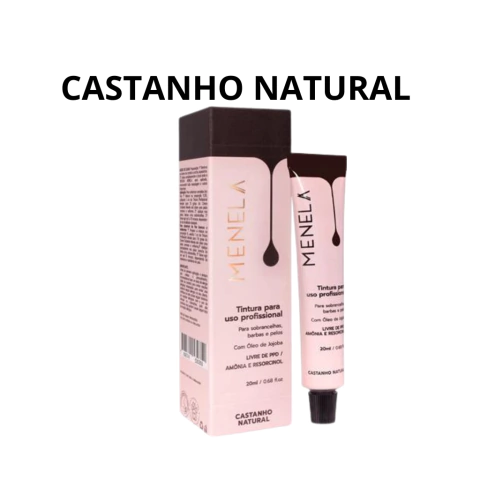 Tintura para Sobrancelhas Castanho Natural Menela - comprar online