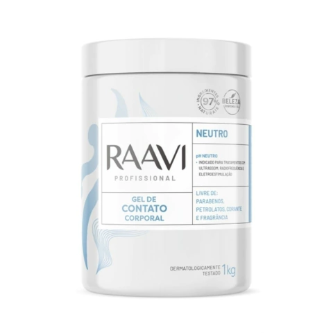 Gel de Contato Neutro 1Kg Raavi - comprar online