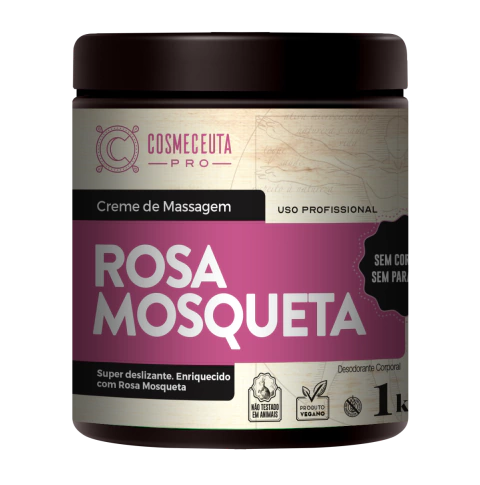 Creme Mass. Rosa Mosqueta 1kg Cosmeceuta