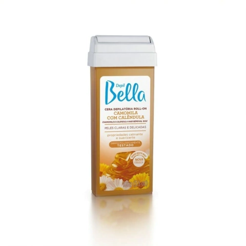 Refil Cera Dep. Roll-On Camomila e Calêndula 100g Depil Bella