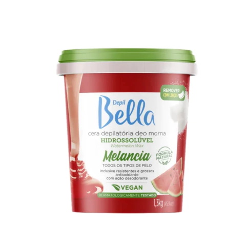 Cera Hidrossolúvel Melancia 1,3kg Depil Bella