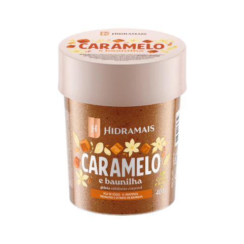 Esfoliante Corporal Geleia Caramelo & Baunillha 400g Hidramais