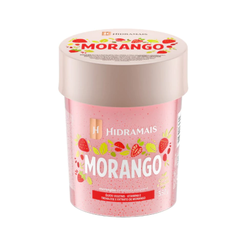 Esfoliante Corporal Merengue Morango 350g Hidramais